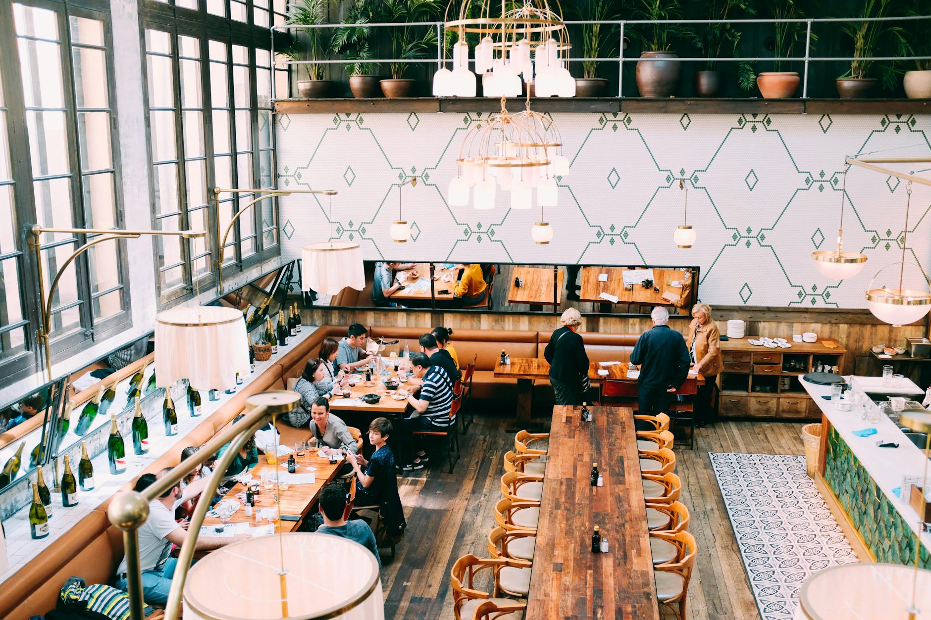 Modern restaurant interior
